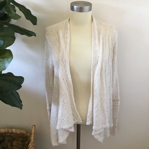 American Rag Crochet Sweater